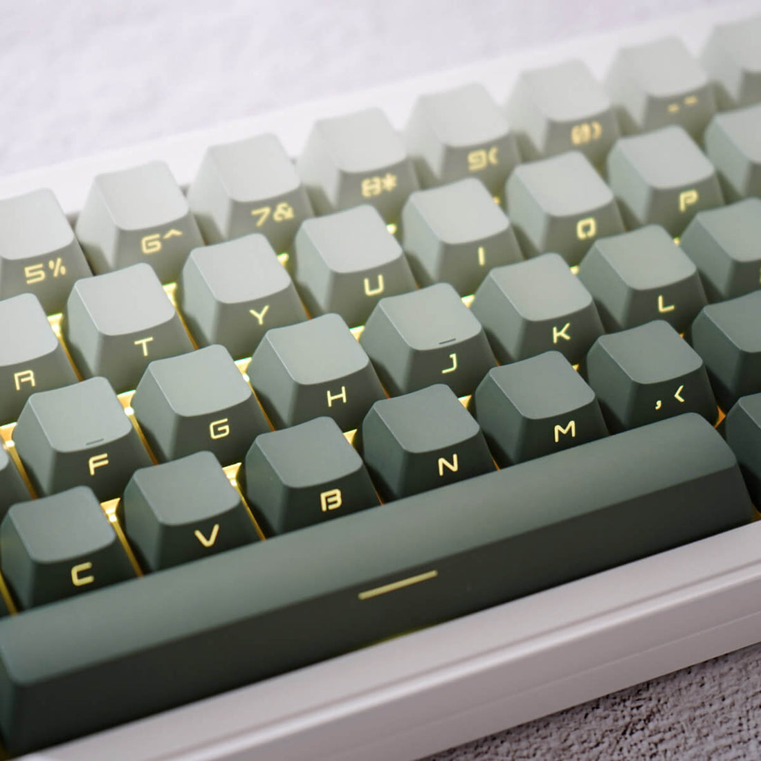 Keyboard "light pollution" of the happy original here