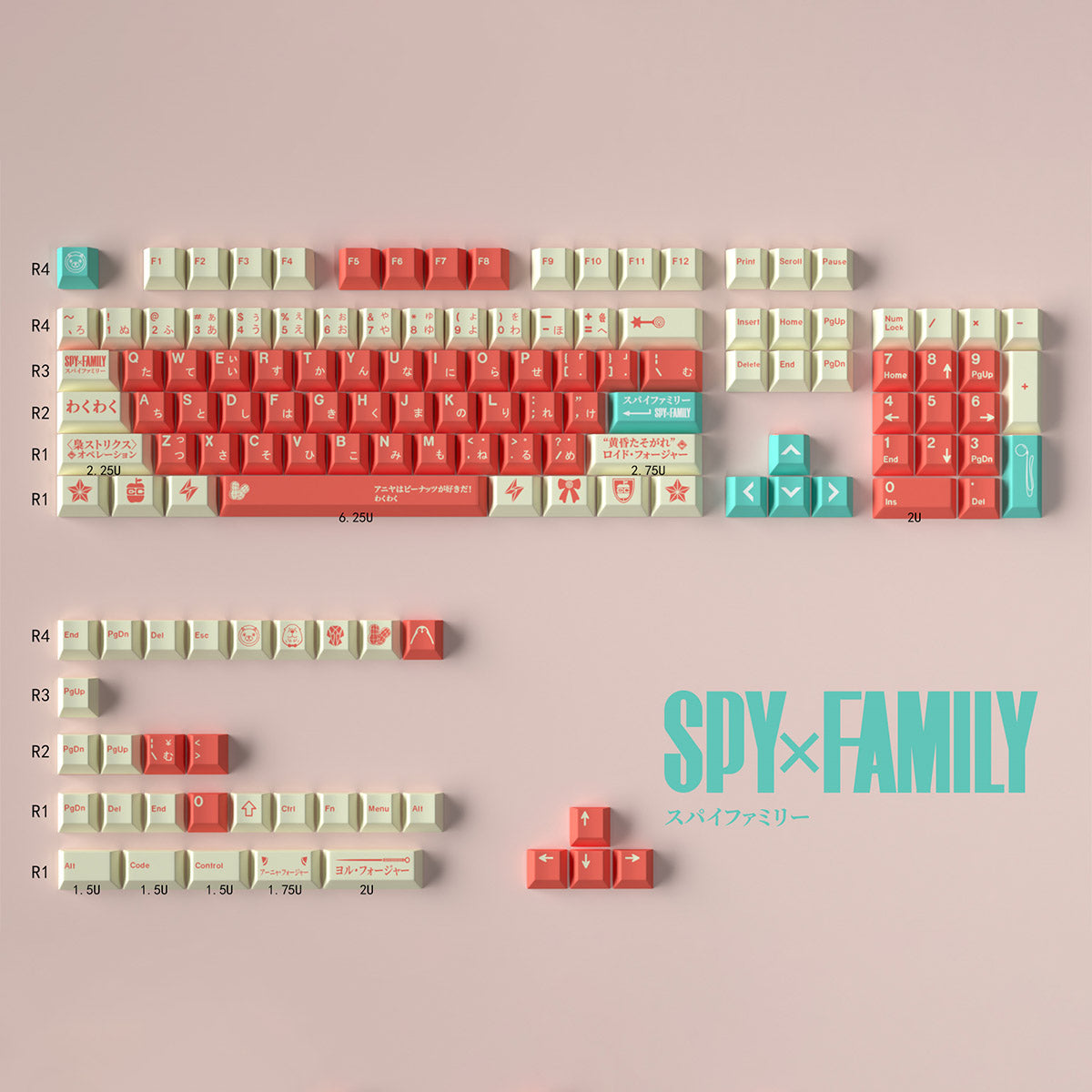 SPY x FAMILY Style Keycap CherrySPY x FAMILY Style Keycap Cherry  