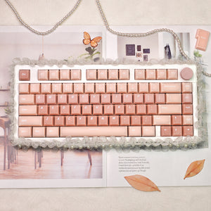 CSA Jelly Pudding Double-Shot Mechanical Keyboard Keycaps — ABS + PC | Foundation / Blueberry / Strawberry