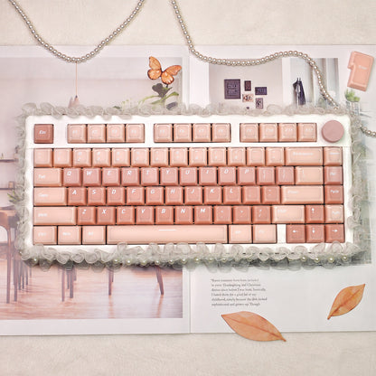 CSA Jelly Pudding Double-Shot Mechanical Keyboard Keycaps — ABS + PC | Foundation / Blueberry / Strawberry