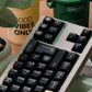 Sorcerer's Diamond Black Gold Metallic Finish Keycaps