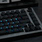 Black Side-engraved Translucent PBT Keycaps