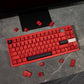 Candle Dragon Red Keycaps