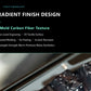Crimson Peach & Ink Frost Gradient Carbon Fiber Mechanical Keyboard Keycaps — Cherry Profile