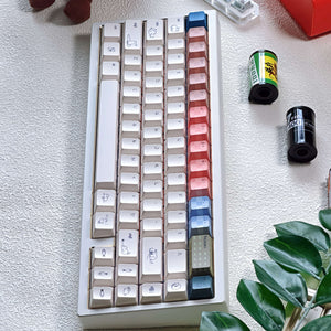 PBT Keycap Set For Cats & Kittens With Lines