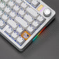 BJ75 "Miaomiao Cat Ear" Transparent Gasket Mechanical Keyboard | Triple-Mode