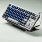 Translucent Samurai Blue Full Mechanical Keyboard Keycap Set — Cherry Profile ABS + PC Doubleshot