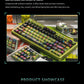Yong Qiu Noise Graffiti Metallic Paint Mechanical Keyboard Keycaps — Street Art Premium Series