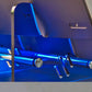 3-Tier Acrylic Keyboard Display Stand — Transparent Blue / Black