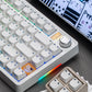BJ75 "Miaomiao Cat Ear" Transparent Gasket Mechanical Keyboard | Triple-Mode