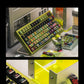 Yong Qiu Noise Graffiti Metallic Paint Mechanical Keyboard Keycaps — Street Art Premium Series