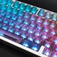 Rainbow PC Frosted Keycaps