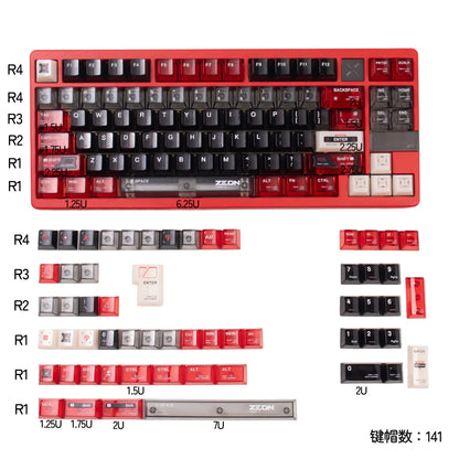 Zaku Transparent Keycaps