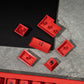 Candle Dragon Red Keycaps
