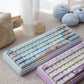 Chromatic Nebula Blue/Purple Three-Mode Wireless Bluetooth Mechanical Keyboard
