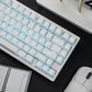 Minimalist White Translucent Keycaps