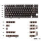 White/Red/Pink/Purple/Green Unmarked Top Frosted Transparent Keycaps