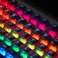 Neon/Kaiju/Star Flint Gradient Swoosh Matte Translucent Keycaps