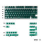 White/Red/Pink/Purple/Green Unmarked Top Frosted Transparent Keycaps
