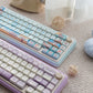 Chromatic Nebula Blue/Purple Three-Mode Wireless Bluetooth Mechanical Keyboard