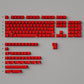 Minimalist Black/White/Red/Retro Uncut PBT Keycaps