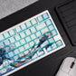 Ukiyo-e Side Engraved Translucent PBT Keycaps