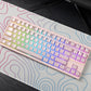 White/Purple/Pink/Black Crystal Translucent Keycaps