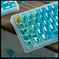 Hawaii 2.0 Gradient Blue Transparent Mechanical Keyboard Keycaps — Cherry Profile