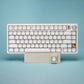 BJ75 "Miaomiao Cat Ear" Transparent Gasket Mechanical Keyboard | Triple-Mode