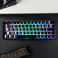 White/Purple/Pink/Black Crystal Translucent Keycaps