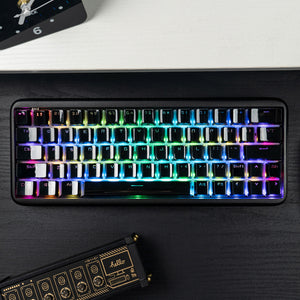 White/Purple/Pink/Black Crystal Translucent Keycaps