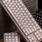 Black/Silver Feather Relief Feather Pattern Side-Marked Keycaps