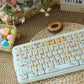 MAO "Sushi Kitty" Premium Two-Tone Crystal Keycap Set