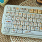 MAO "Sushi Kitty" Premium Two-Tone Crystal Keycap Set