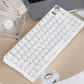 BJ75 Lilith/White Reflection Three-Mode Mechanical Keyboard