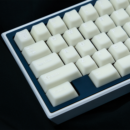 White Marble Keycap Set