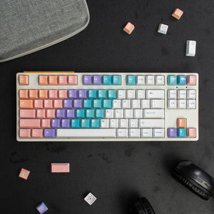 Yong Qiu "Rainbow Gradient" Premium Custom Keycap Set | Cherry Profile