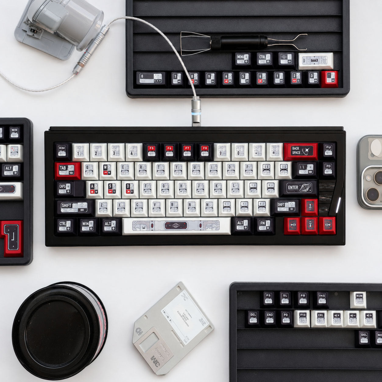 Star Trek-Inspired Mechanical Keyboard Keycaps — Cherry Profile PBT