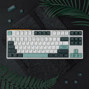 Two-Color Botanical Garden Mechanical Keyboard Keycaps — Cherry Profile