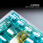 Sugar Hawaii 2.0 Gradient Blue Transparent Mechanical Keyboard Keycaps — Cherry Profile