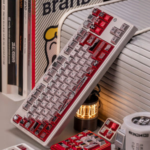 Fallen Angel Mechanical Keyboard Keycaps — Red Hood & Black Hood | Cherry Profile
