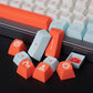 DSA Two-Color Salmon Mechanical Keyboard Keycaps