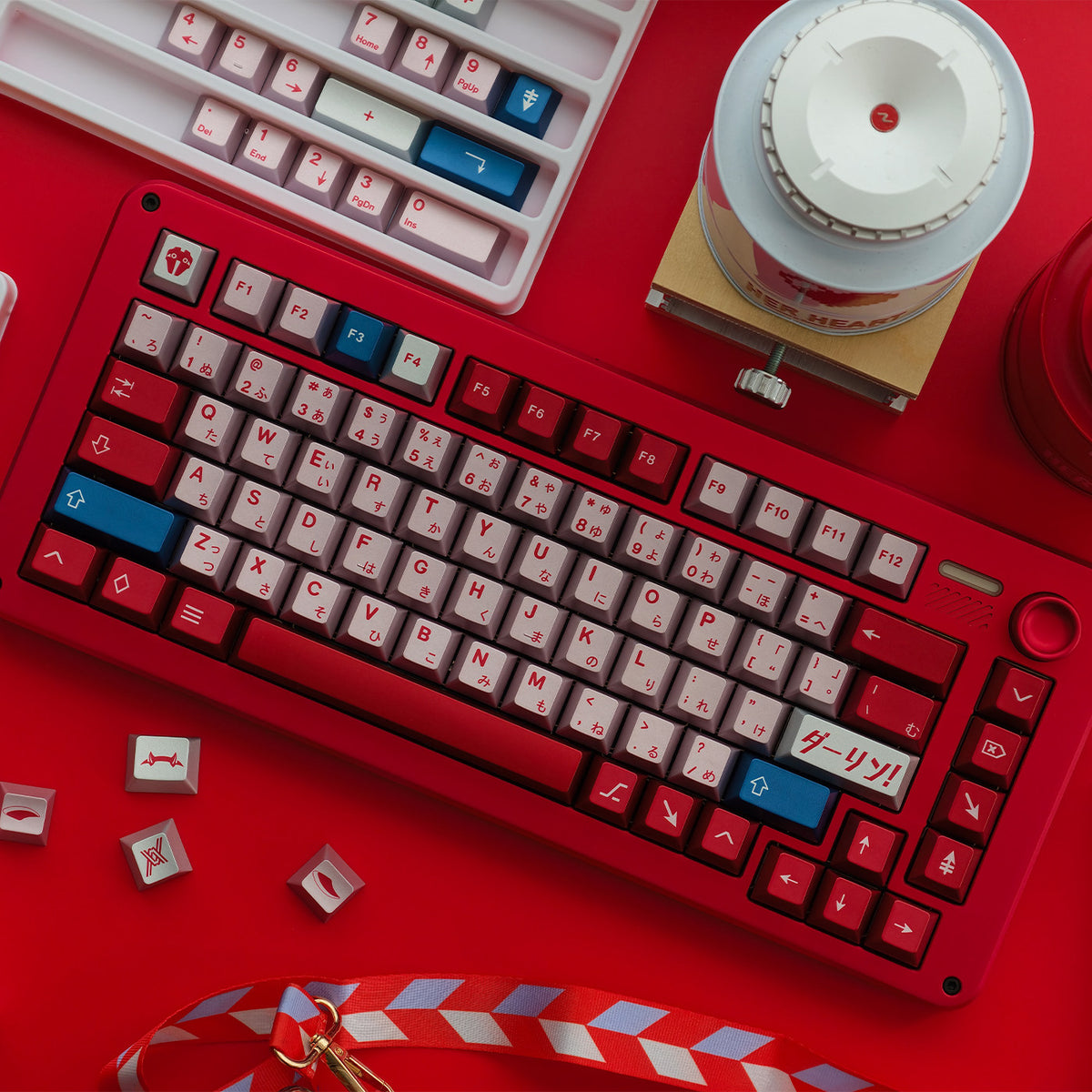 Delaine metallic paint Keycap Set