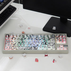 Ahegao Anime Side-Backlit Keycap