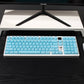 MDA Profile Crystal Pink/White/Blue Translucent Jelly Pudding ABS Keycaps