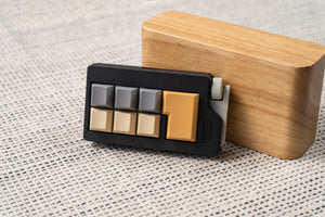 7-Key Mechanical Switch Tester — Black/Khaki Edition
