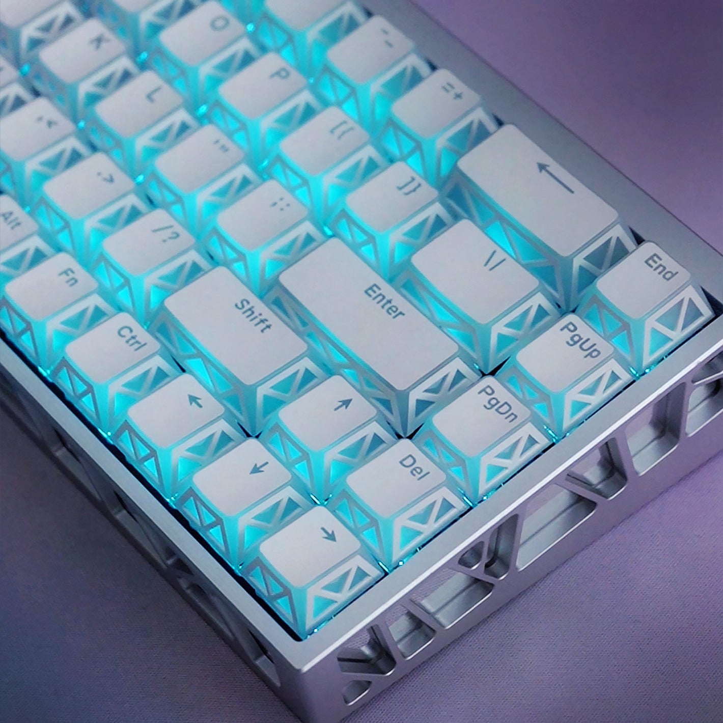 Illuminated keycaps