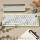 MDA Profile Crystal Pink/White/Blue Translucent Jelly Pudding ABS Keycaps