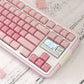 CSA Jelly Pudding Double-Shot Mechanical Keyboard Keycaps — ABS + PC | Foundation / Blueberry / Strawberry