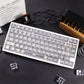 White/Red/Pink/Purple/Green Unmarked Top Frosted Transparent Keycaps